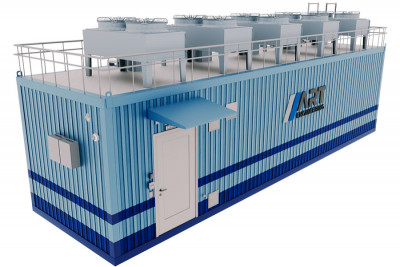Мобильный ЦОД ART MOBILE L8, 8 телекоммуникационных шкафов, 600х1200 42U