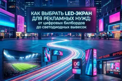 Сегодня светодиодные экраны становятся неотъемлемой частью наружной рекламы, обеспечивая высокое качество изображения и привлекая внимание аудитории. Для организаций, занимающихся рекламой, выбор правильного LED-экрана играет ключевую роль в успешной реализации рекламных кампаний. В этой статье мы рассмотрим, какие параметры стоит учитывать при выборе LED-экранов для различных рекламных нужд — от цифровых билбордов до светодиодных вывесок.