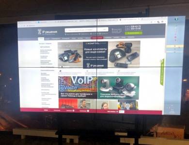 Компания "IP-решения" и Elittech оснастили переговорную компании Space 307 видеостеной EliteBoard.