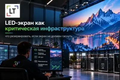 Резервирование — это дублирование узла или канала, который принимает работу при отказе основного. Оно нужно не каждому экрану.