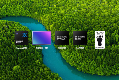 Четыре продукта подразделения Samsung Electronics System LSI получили эко-сертификат от компании Carbon Trust. Сертификацию Carbon Measured прошли четыре микросхемы подразделения Samsung System LSI. В их числе высокопроизводительный мобильный процессор Exynos 2100, выполненный по передовому 5-нанометровому техпроцессу с литографией в глубоком ультрафиолете (EUV), сенсор изображения ISOCELL HM2 с размером пикселя 0,7 микрона, система на кристалле для телевизоров (S6HD820) и телевизионный конвертер TCON (S6TST21).