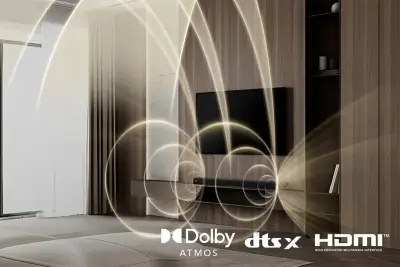 LG Electronics (LG) продолжает развивать модульную аудиосистему LG Sound Suite на базе саундбара с поддержкой Dolby Atmos® FlexConnect™, уделяя особое внимание гибкости установки, удобному подключению и настройке, а также совершенствованию иммерсивного звучания. Недавние обновления LG Sound Suite расширили совместимость с контентом, сделали систему более адаптивной и открыли больше возможностей для прослушивания и просмотра с эффектом полного погружения¹.