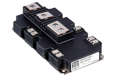 AMG Power анонсировала выпуск IGBT-модулей с напряжением 1200 В и током 900 А, а также 1700 В и током 650 А, под заказными номерами AMG900G1200PP2 и AMG650G1700PP2.