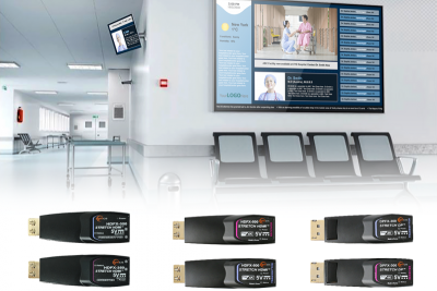 Комплекты DPFX-300-TR, HDFX-350-TR и HDFX-500-TR поддерживают быстрое подключение Plug&Play и сразу же могут передавать видеосигналы интерфейса DisplayPort или HDMI по оптоволоконной линии.