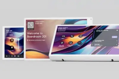 Новые сенсорные панели Crestron для управления и бронирования помещений обеспечивают единообразный пользовательский интерфейс, безопасность корпоративного уровня и удобное управление на каждом рабочем месте.