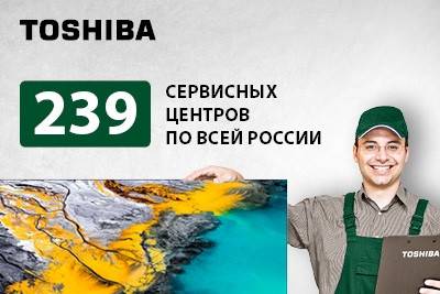 Телевизоры Toshiba получают гарантийное и сервисное обслуживание в более чем 200 центрах по всей России