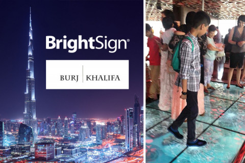 Необычный проект с медиаплеерами BrightSign в небоскребе Бурдж-Халифа