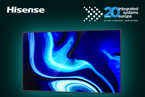 Новые коммерческие дисплеи Hisense получили награду Best of show на выставке ISE 2024