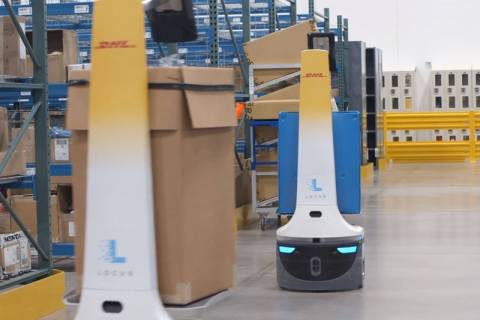 DHL развернет на своих площадках 5000 автономных мобильных роботов