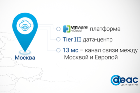 DEAC запускает облачный дата-центр в Москве