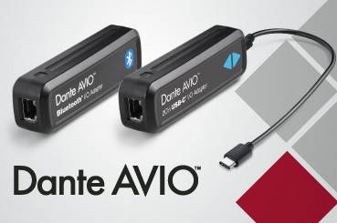 Новые адаптеры Dante AVIO с разъемом USB-C и Bluetooth уже в наличии!