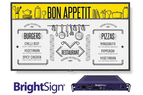 Компании NEC Display Solutions и BrightSign разработали интегрированное решение для систем Digital Signage