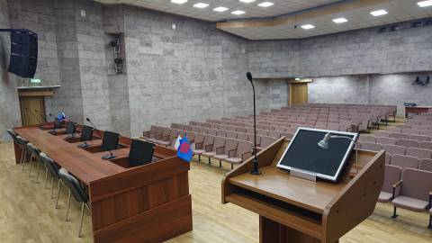 Модернизация актового зала в закрытом московском НПО