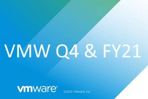 VMware объявляет результаты четвертого квартала, а также всего финансового года 2021