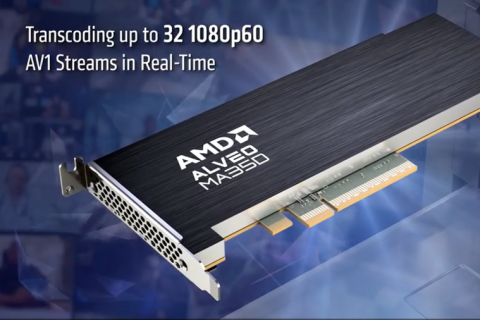 AMD представила новый ускоритель оптимизированный для обработки видео