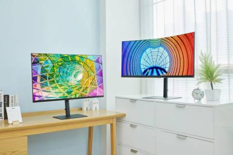 Samsung анонсировала новую линейку мониторов с высоким разрешением и возможностью поворота экрана