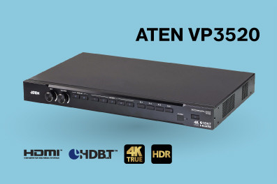 Новый 4K бесшовный матричный презентационный коммутатор с функцией управления от ATEN