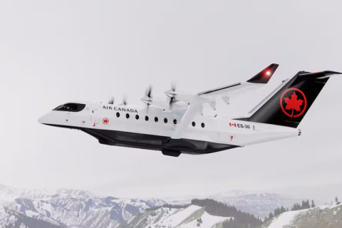 Air Canada покупает 30 электрических гибридных самолетов у шведского стартапа