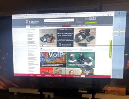 Видеостена EliteBoard в переговорной Space 307